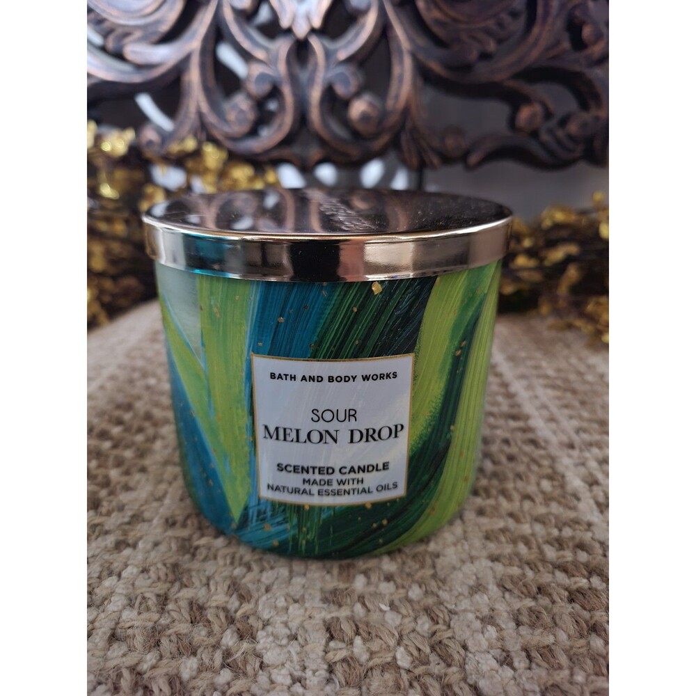 Bath & Body Works Sour Melon Drop 3-wick Candle